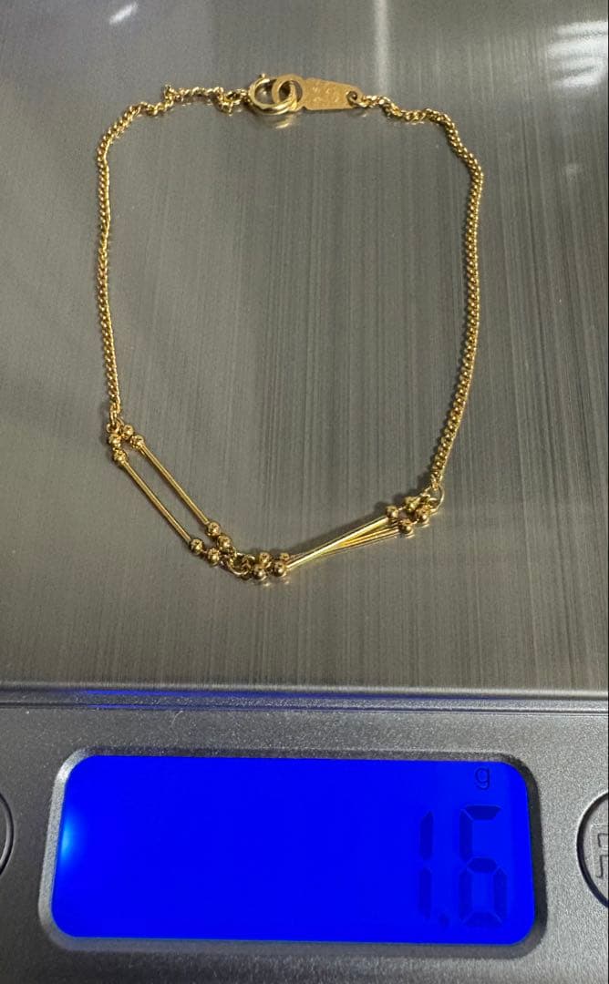 k18 17.5cm ヴィンテージブレスレット