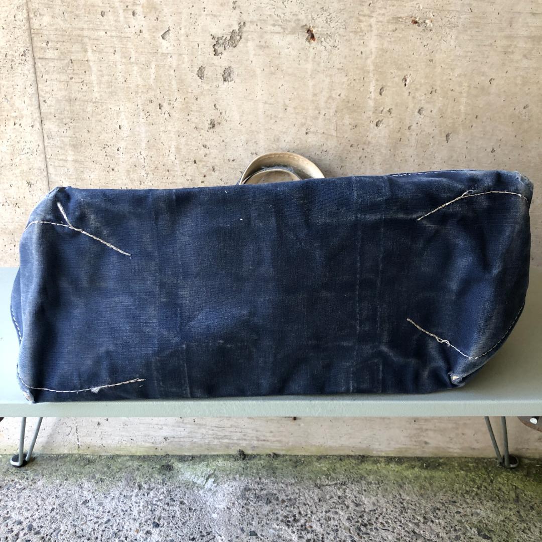 エルエルビーン トートバッグ 80s ネイビー ギザタグ 2色タグ XLサイズ