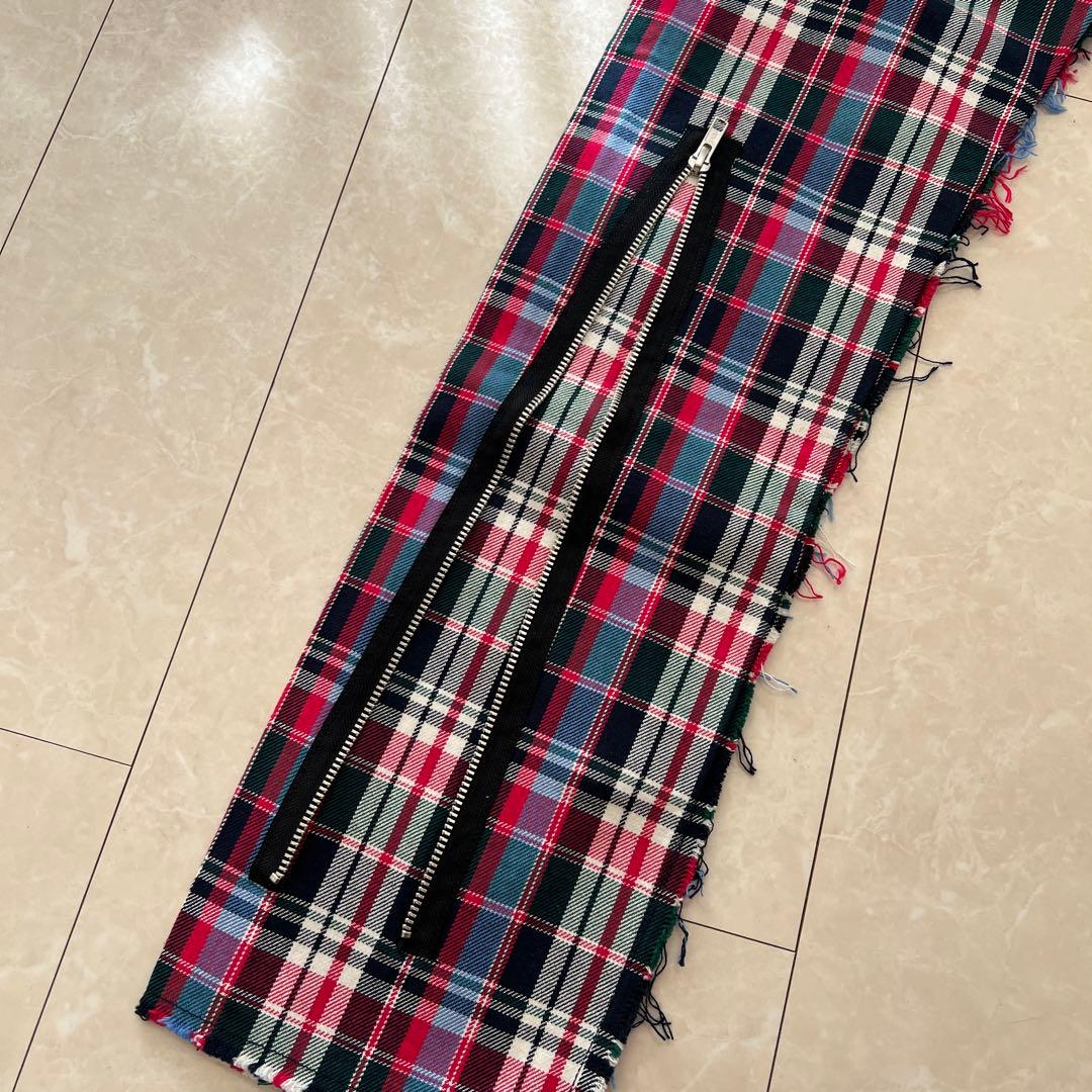 希少！新品hide チェック柄パンツ