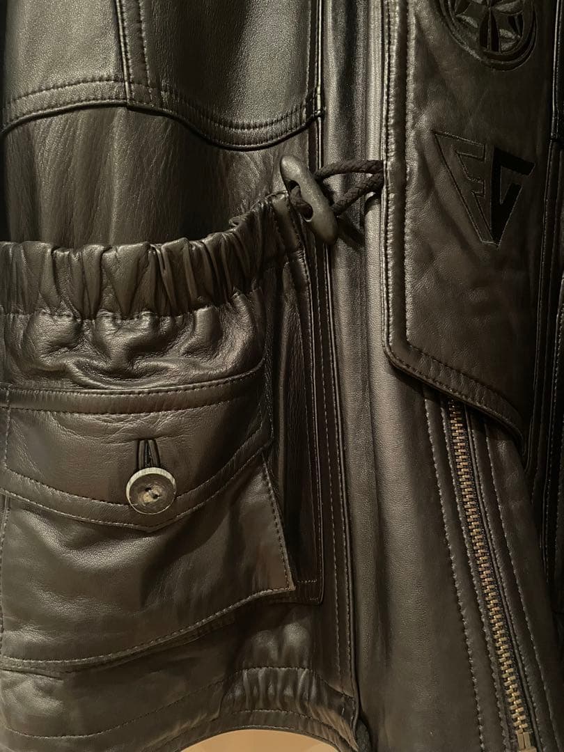 超希少　VIP ジャネットジャクソン　龍刺繍　山本寛斎　羊革