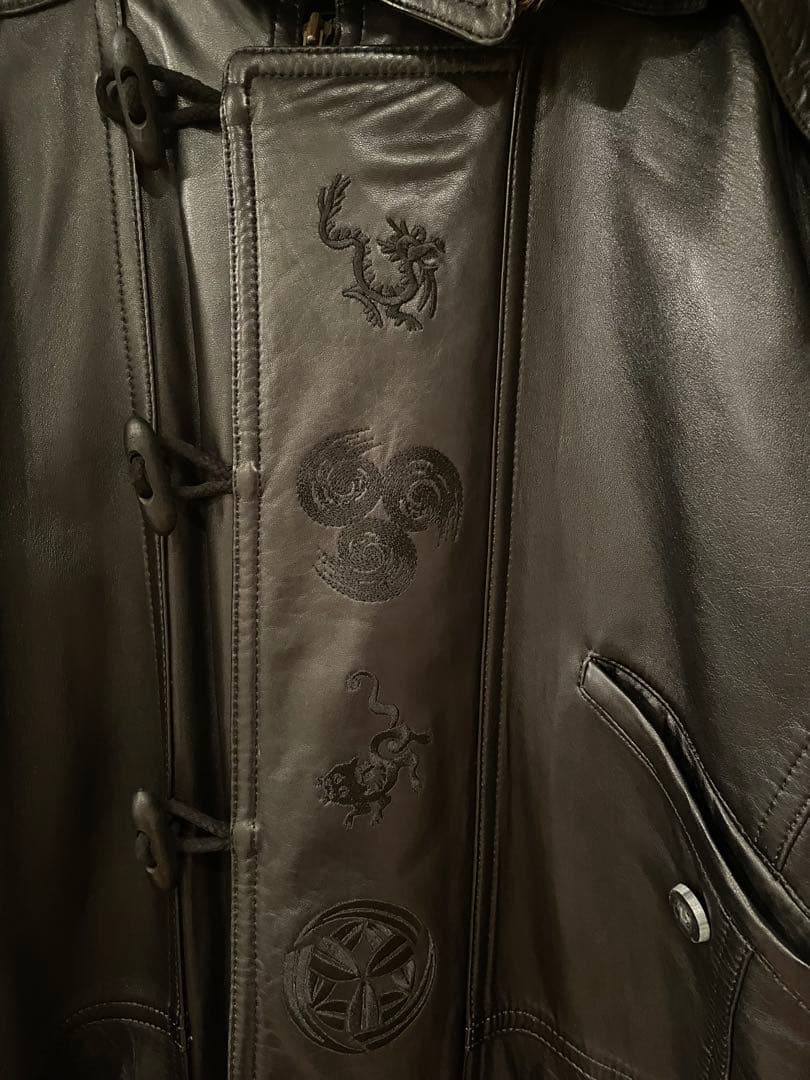 超希少　VIP ジャネットジャクソン　龍刺繍　山本寛斎　羊革