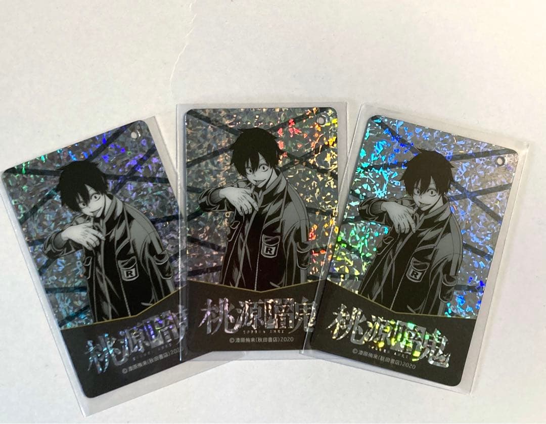 3枚セット　淀川真澄 桃源暗鬼 ビジュアルカードキーホルダーコレクション　淀川