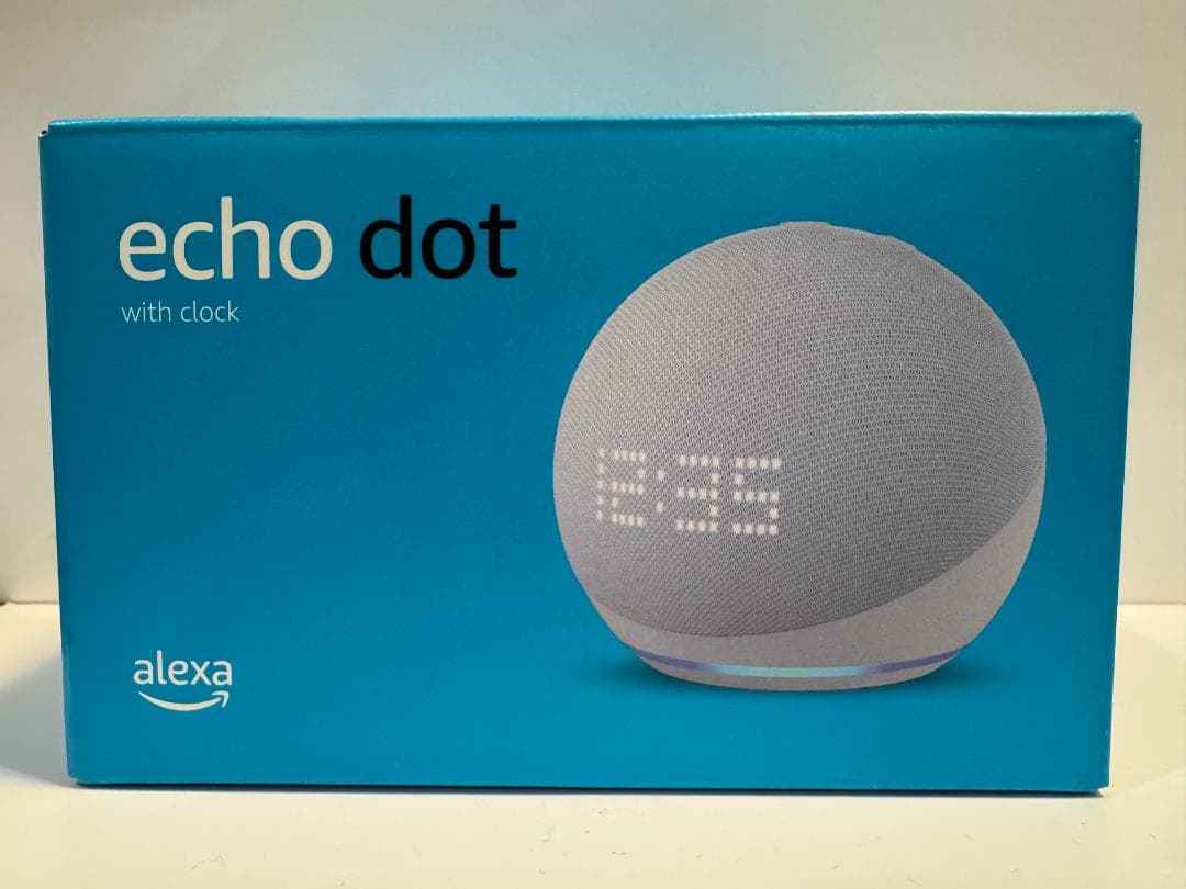Echo Dot with clock(未開封,第5世代,LEDディスプレイ付) Echo Dot with clock(未開封,第5世代,LEDディスプレイ付) Amazon、新