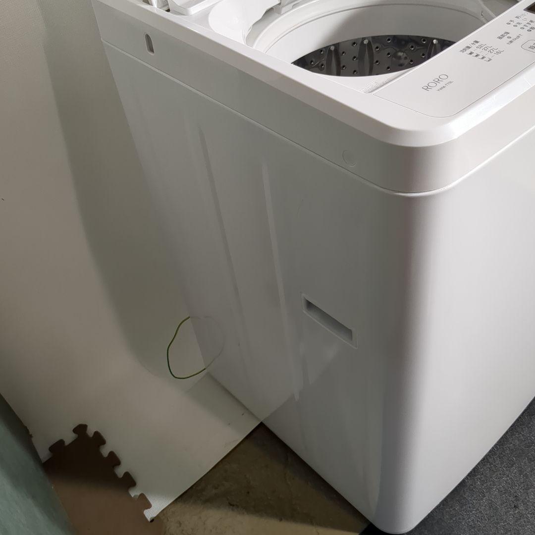 (s)【美品】RORO 全自動洗濯機 YWM-T70L 7.0kg 2023年製