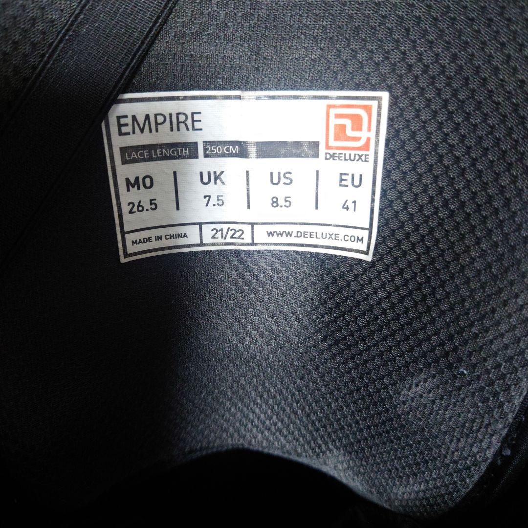 ディーラックス　エンパイア　26.5cm ブラック スノーボードブーツ