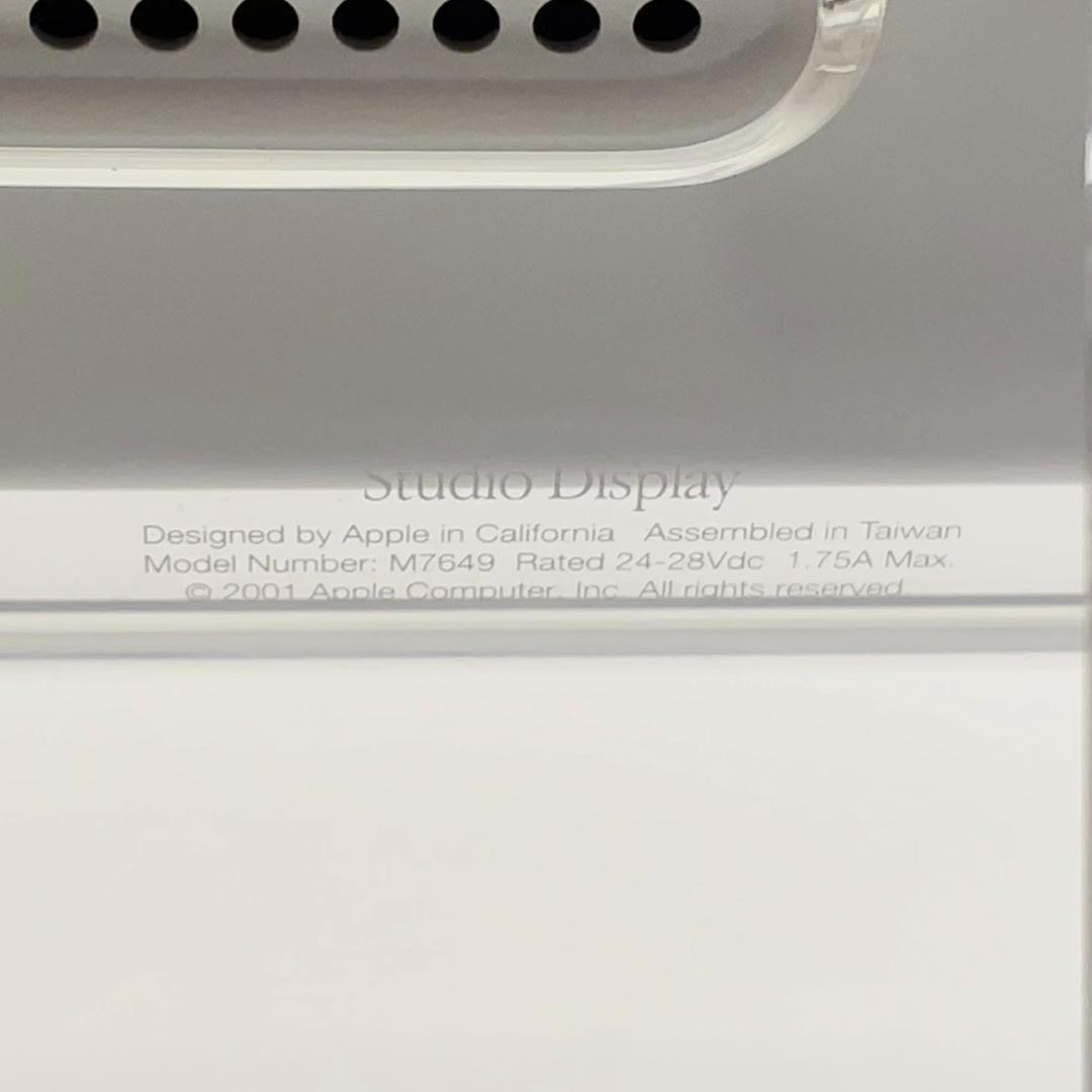 動作品】Apple Studio Display M7649 17インチ - メルカリ