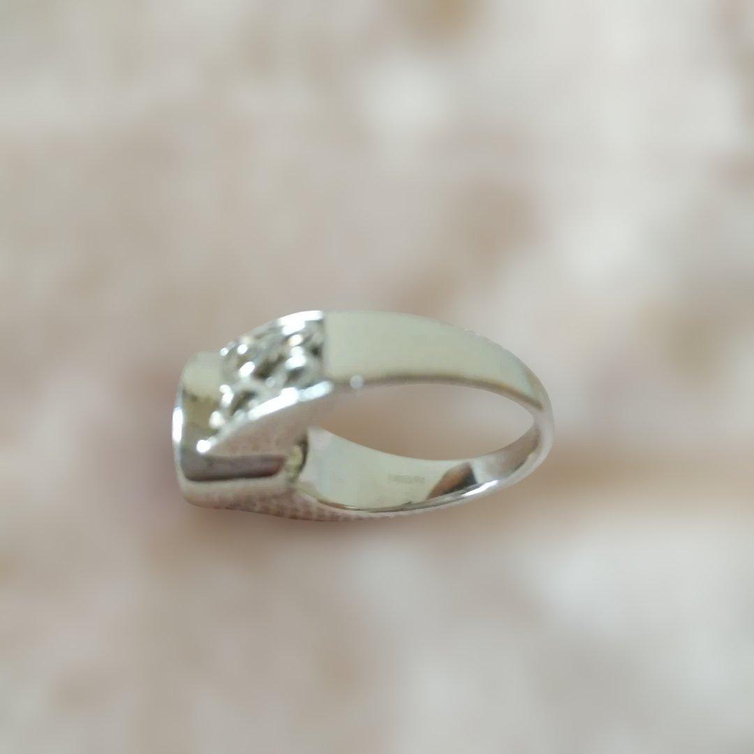 GSTV パラジウム シルバー950リング (アメジスト) - メルカリ