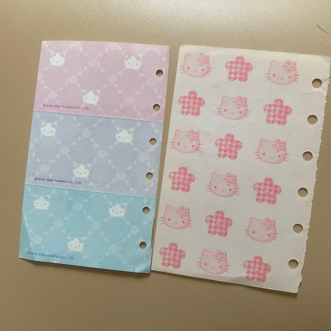 ハローキティ ミニ6 システム手帳 リフィル 平成レトロ - メルカリ