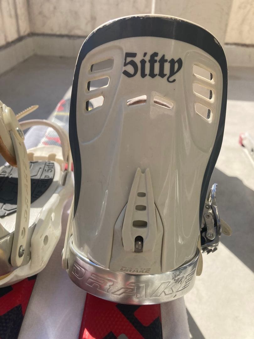 ショートスキー(ファン)スノーボード ブーツ用SALOMON×DRAKE赤黒黄