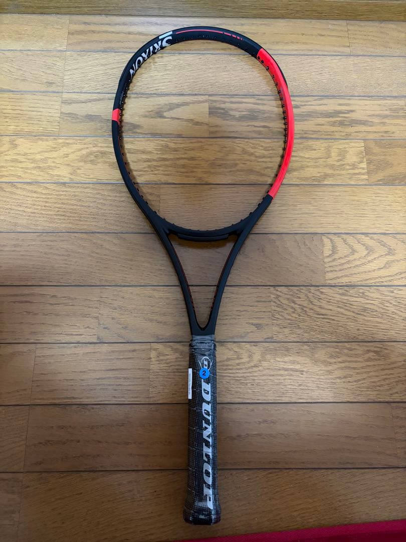 未使用】DUNLOP CX200テニスラケット 黒/赤 - メルカリ