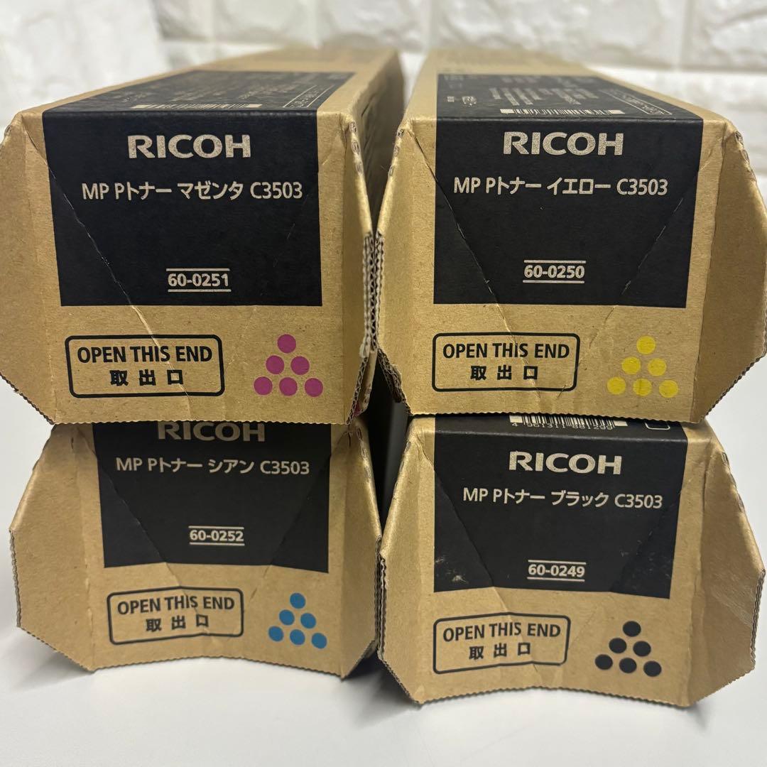 ➁ RICOH リコー C3503 トナーカートリッジ 4本セット - メルカリ