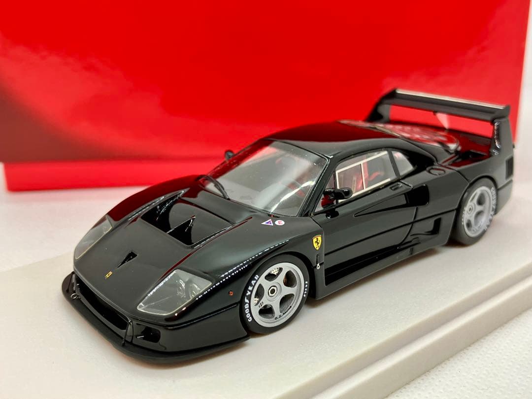 ★1/43★フェラーリ F40 コンペティツィオーネ★ブラック★メイクアップ★ Yahoo!オークション -「make up f40」の落札相場・落札価格