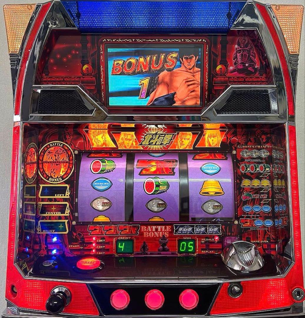 パチスロ実機 初代 北斗の拳 4号機 拳王パネル