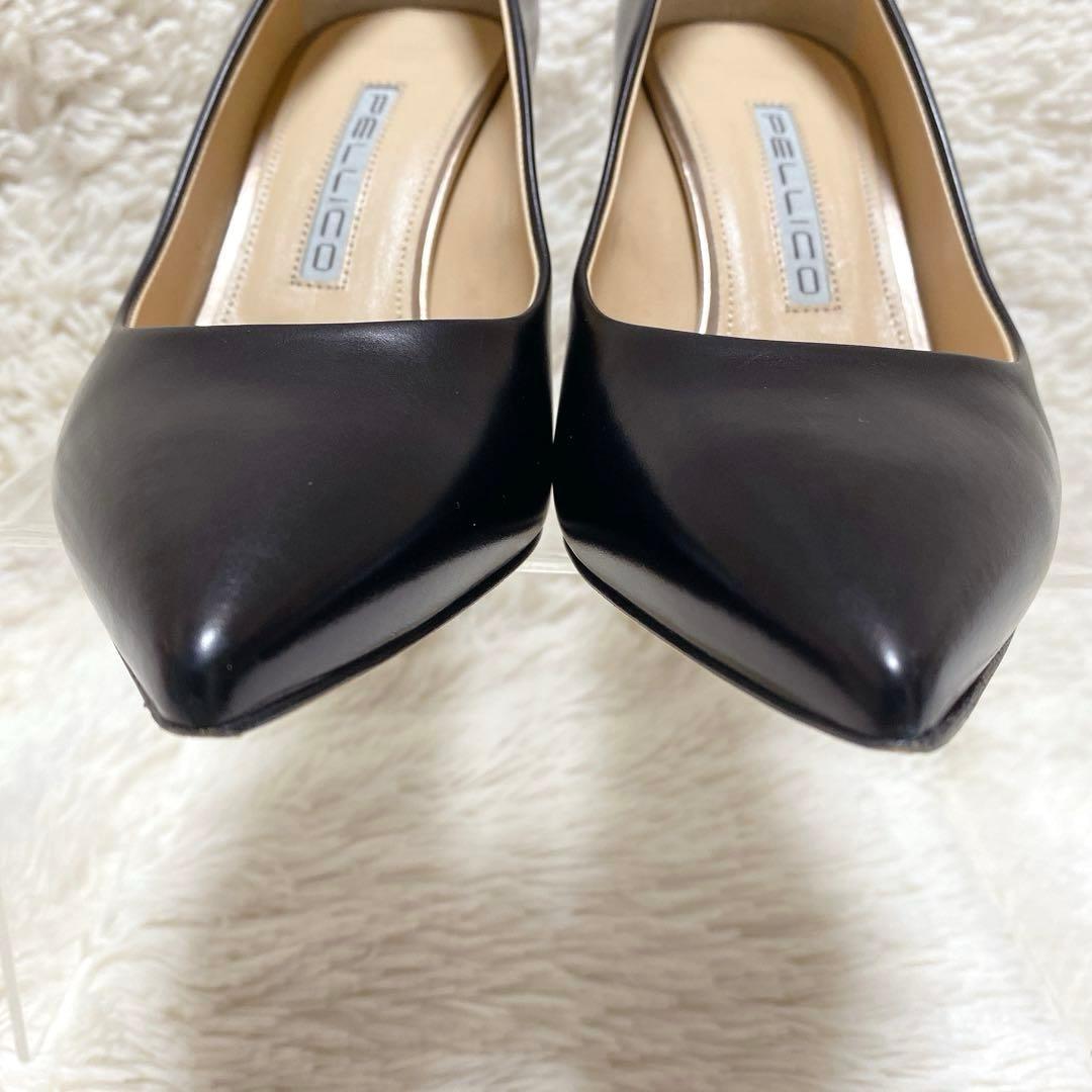 美品✨ペリーコ PELLICO ANIMA スムース　パンプス　6.5cm