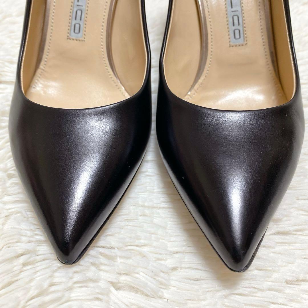 美品✨ペリーコ PELLICO ANIMA スムース　パンプス　6.5cm