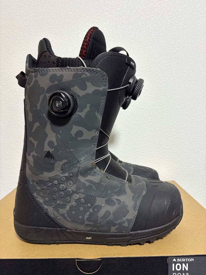 BURTON ION BOA ダブルボア ブラックカモ 26.5cm