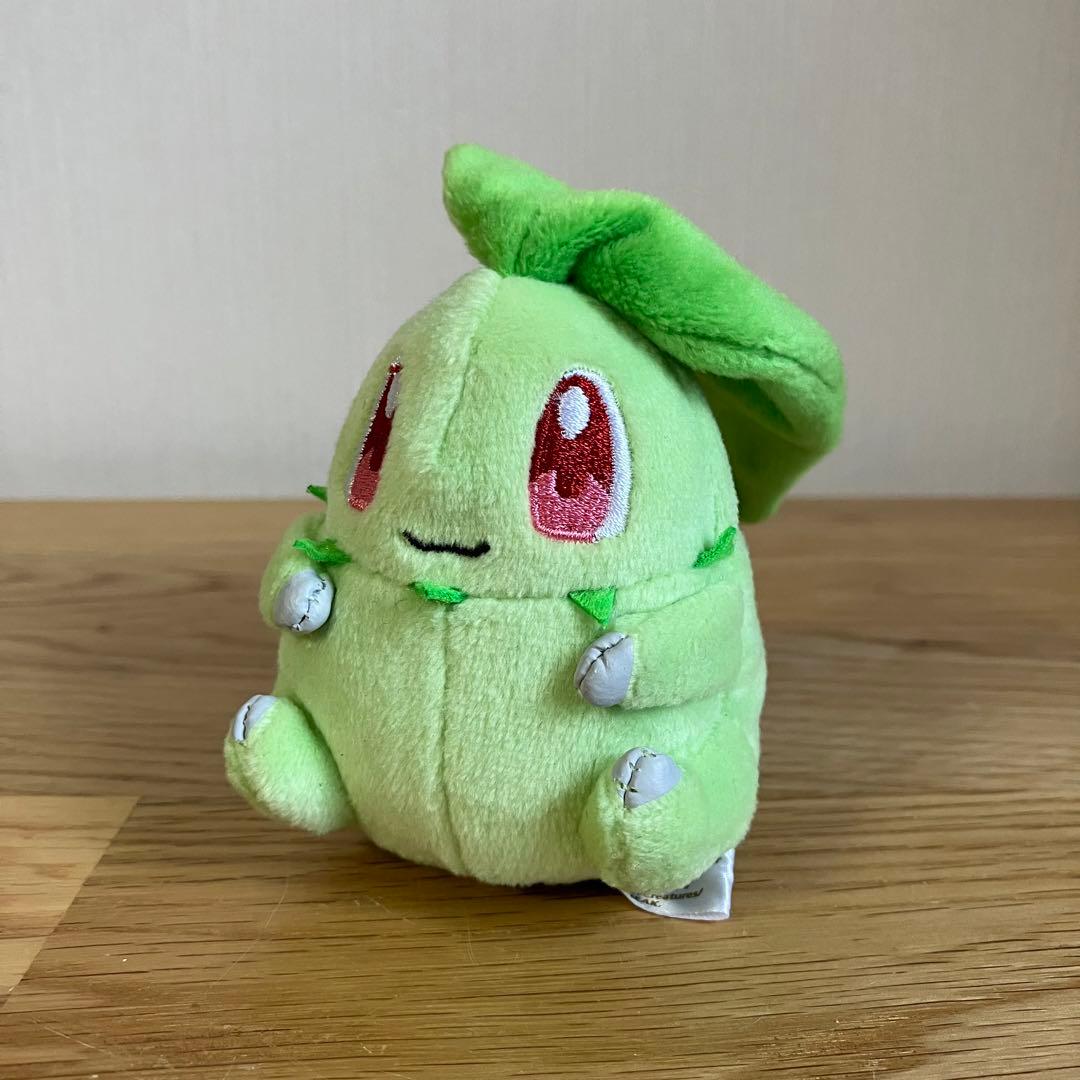 ポケモンセンター チコリータ ミニ ぬいぐるみ - メルカリ