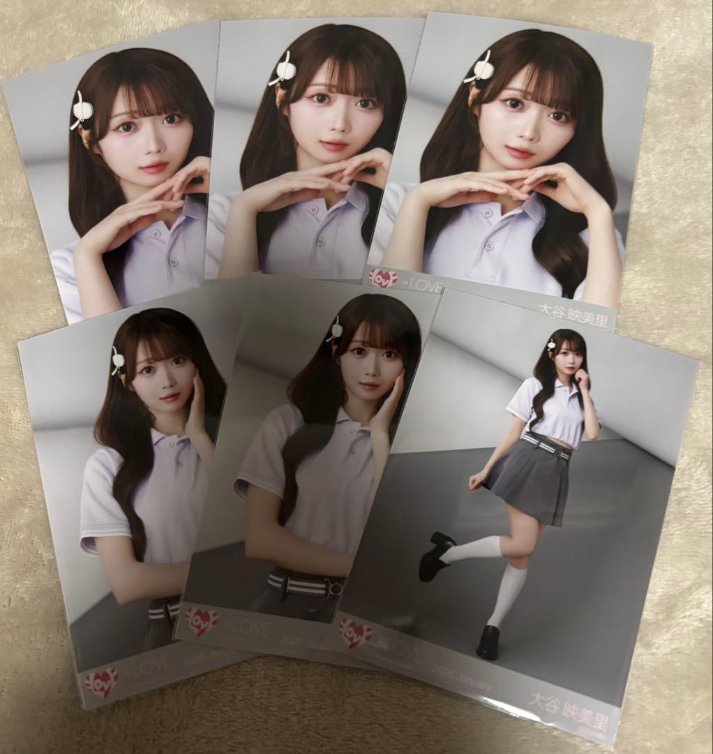 LOVE イコラブ 生写真 大谷映美里 個別ポロシャツ コンプあり - メルカリ