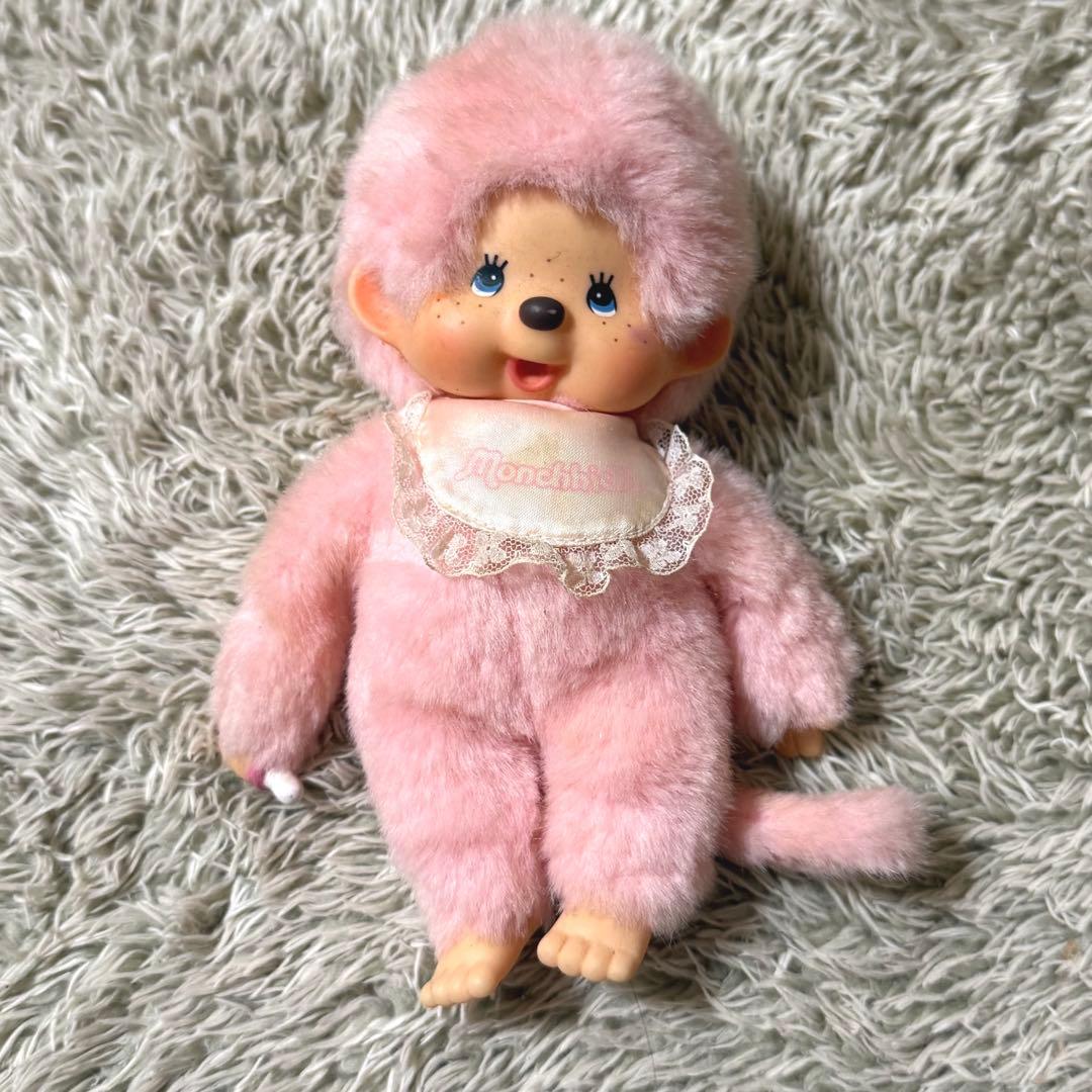 モンチッチ レトロ ぬいぐるみ ピンク