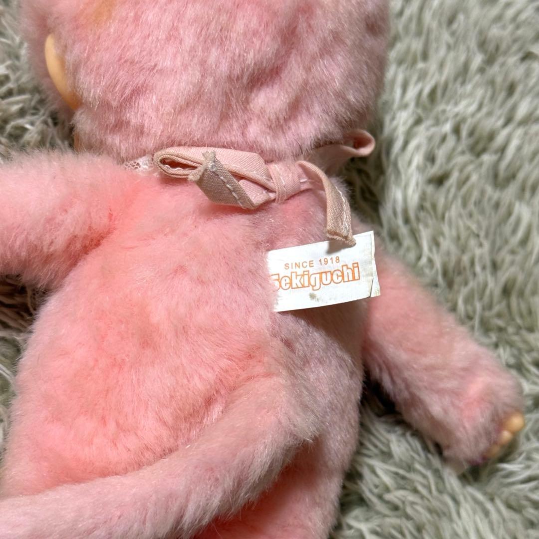 モンチッチ レトロ ぬいぐるみ ピンク