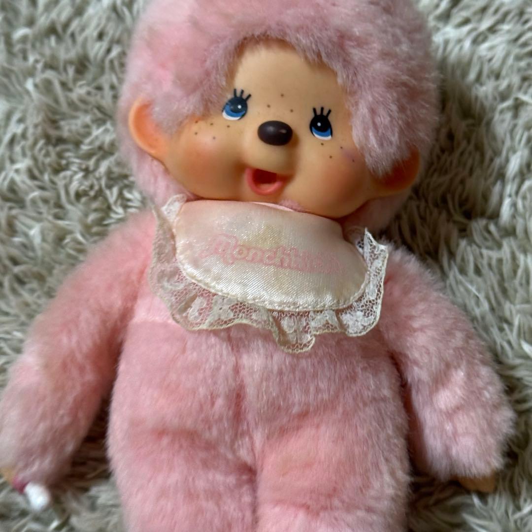 モンチッチ レトロ ぬいぐるみ ピンク