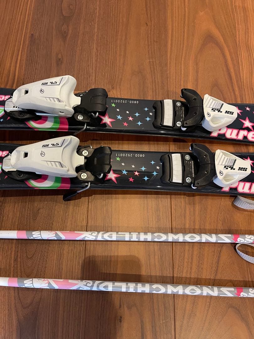 Pure Conscious 子供用スキー板80cm ブーツ16cm ストック