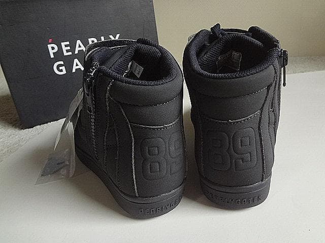 パーリーゲイツ(23.5CM)ハイカットお洒落レディースゴルフシューズ