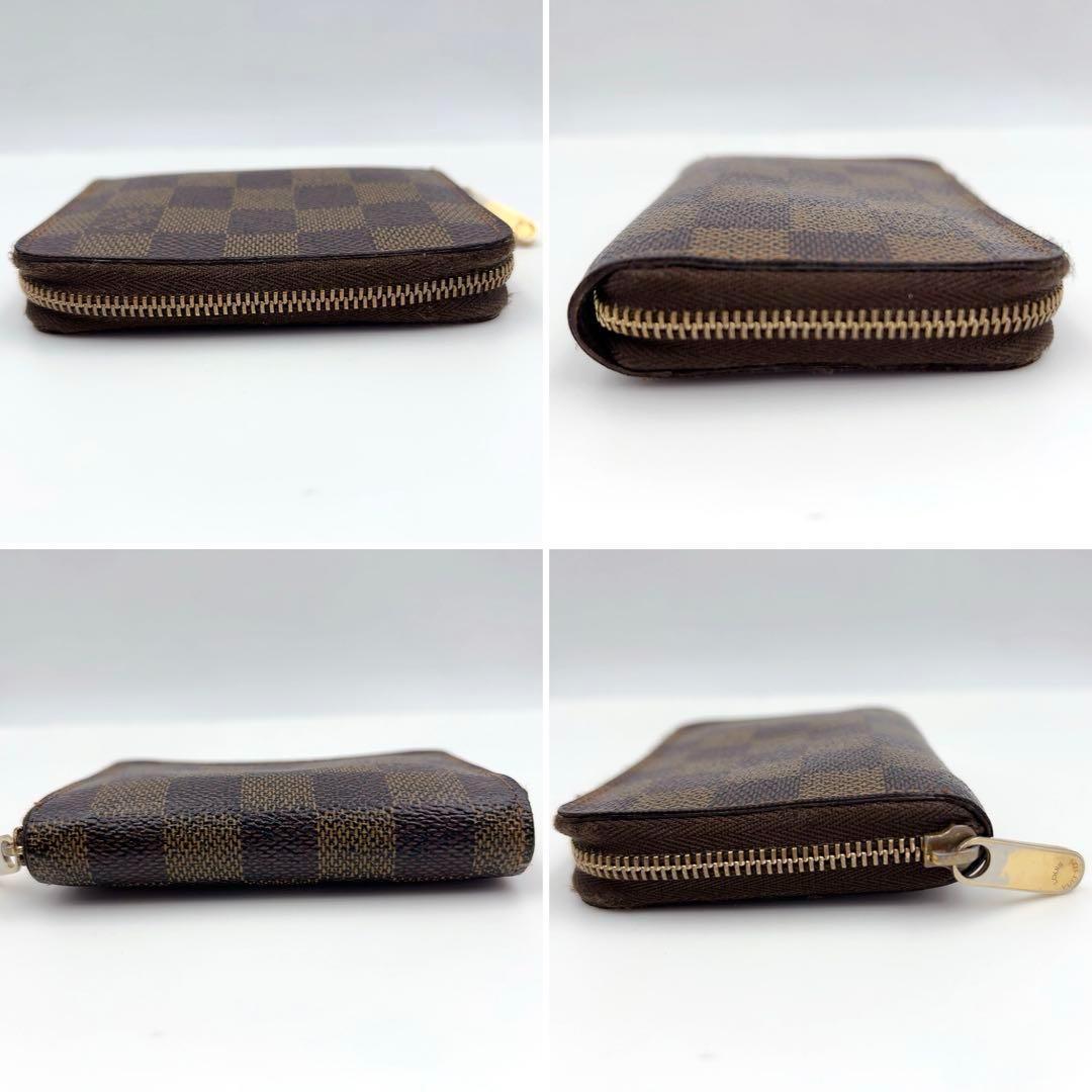 美品】ルイヴィトン ダミエ エベヌ ジッピーコインパース 財布 786