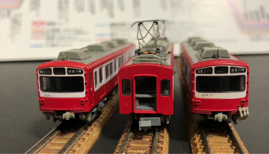 管理番号1616 京急800形旧塗装 NゲージKATO塗装済キット組立