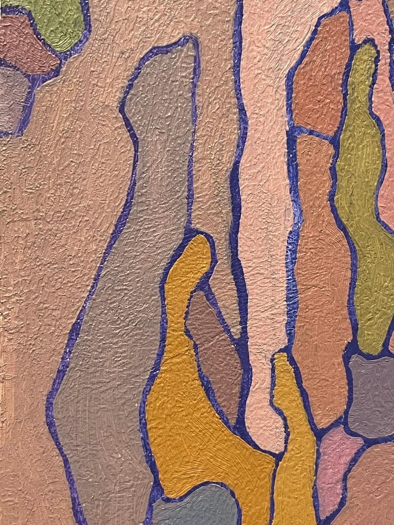 「真作」田代聖太郎「アッシジの街かど」風景画　油彩画　額装　サイン有り　F4号