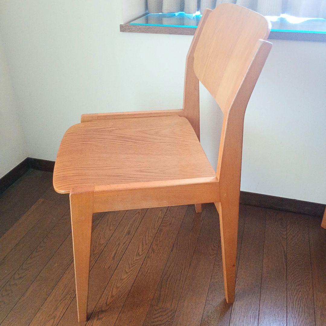 ②グッドデザイン賞【天童木工】ブックチェア/ダイニングチェア/木製椅子/USED 天童木工 ブックチェア ダイニングチェア 椅子 水之江忠臣