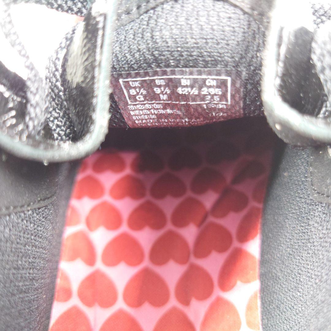 美品 クラークス トーヒルハート 26.5cm 黒 厚底 ハート ワラビー