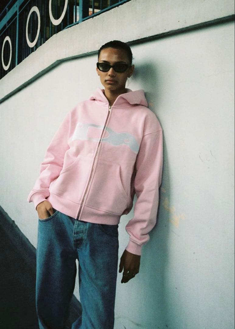 新品未使用/正規品】ida sply ピンク ジップパーカー サイズXL - メルカリ