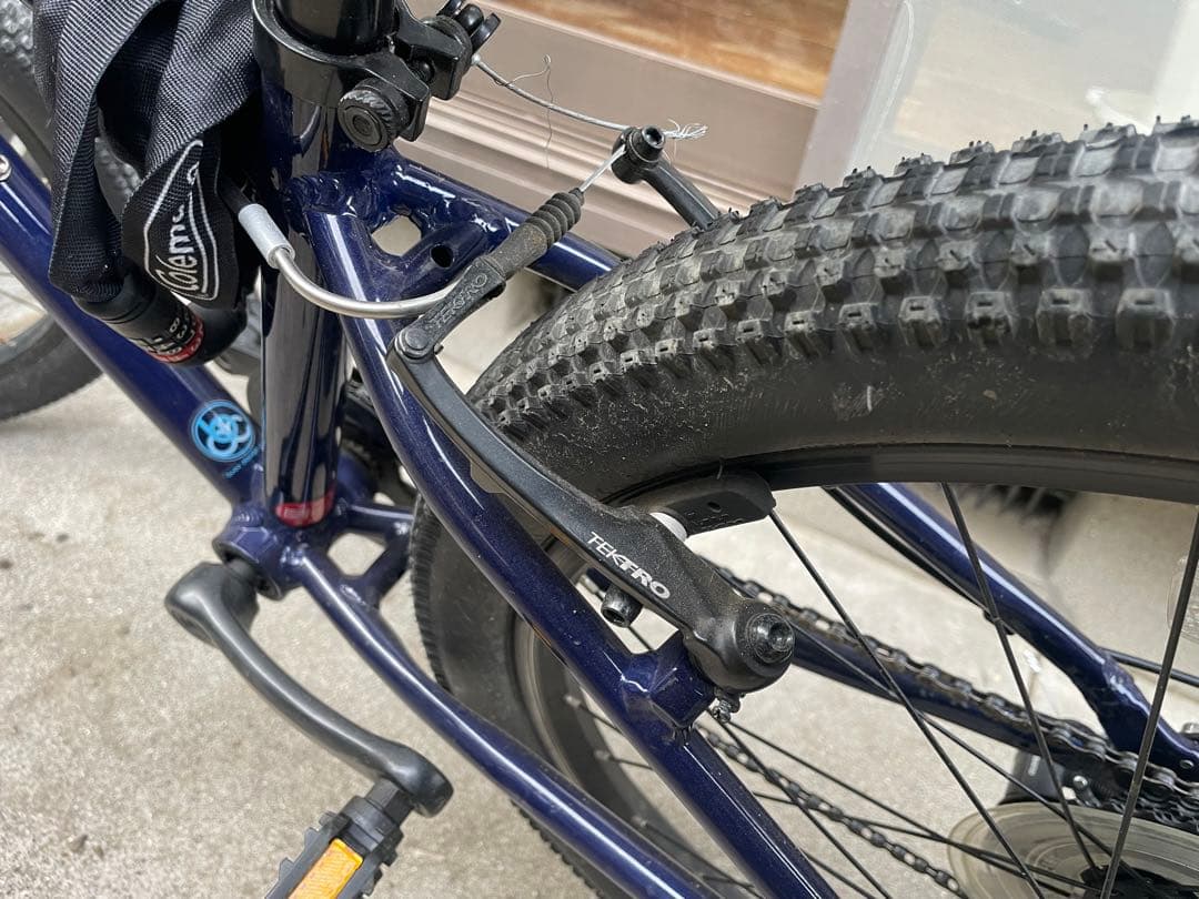 ヨツバサイクル 24インチ ネイビー ホワイト 引取り限定 神奈川県中央