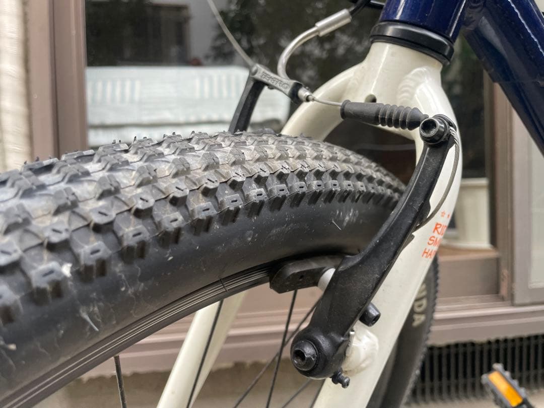 ヨツバサイクル 24インチ ネイビー ホワイト 引取り限定 神奈川県中央