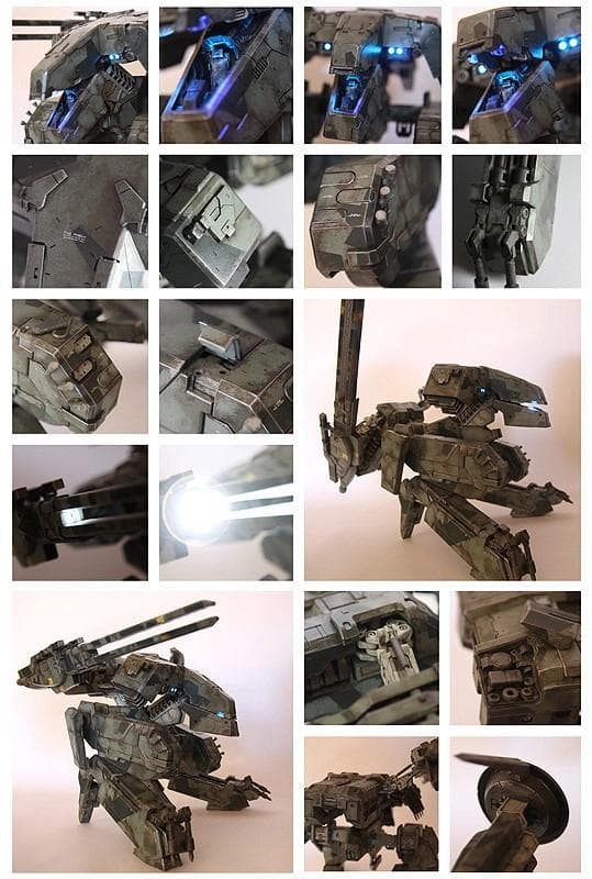 threeA L GEAR SOLID MG REX 1/48 スケール