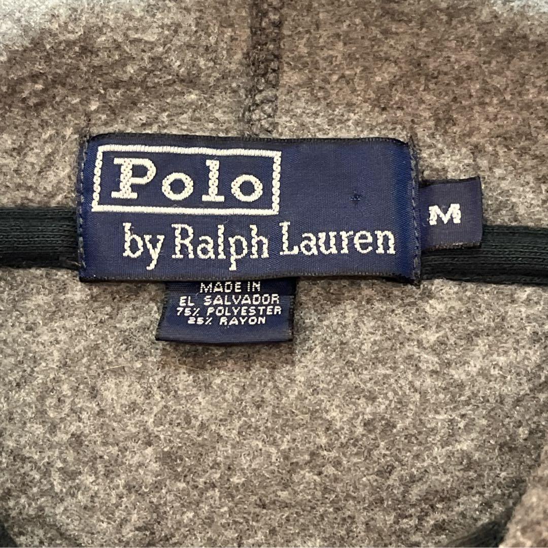 希少【90s】Polo Ralph Lauren フリースパーカー M 短丈 - メルカリ