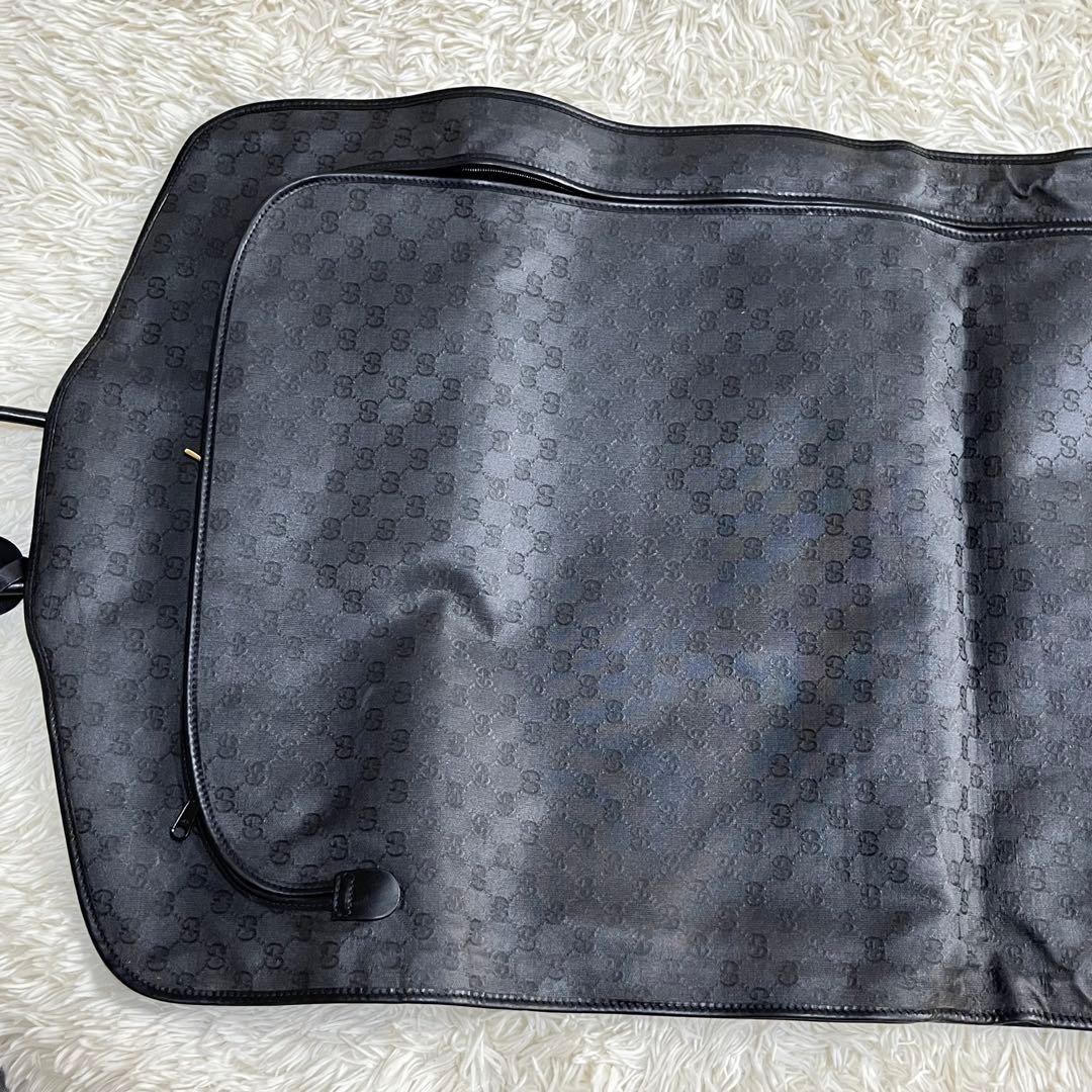 美品】オールドグッチ ガーメントバッグ ネームタグ GGキャンバス