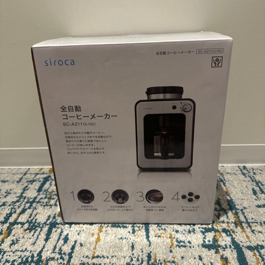 siroca 全自動コーヒーメーカー　SC-A211 Amazon | シロカ 全自動コーヒーメーカー SC-A211 ステンレスシルバー