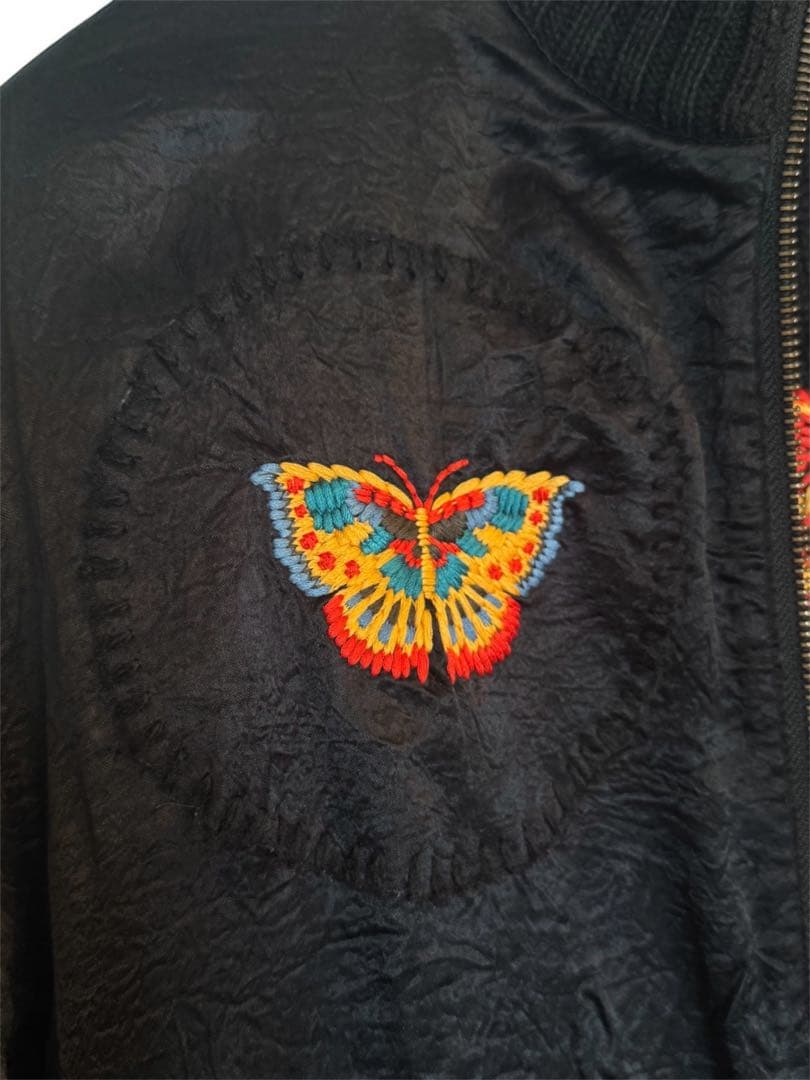 ア*オ様 Y's ワイズ Yohji Yamamoto 刺繍 リバーシブルブルゾ - メルカリ