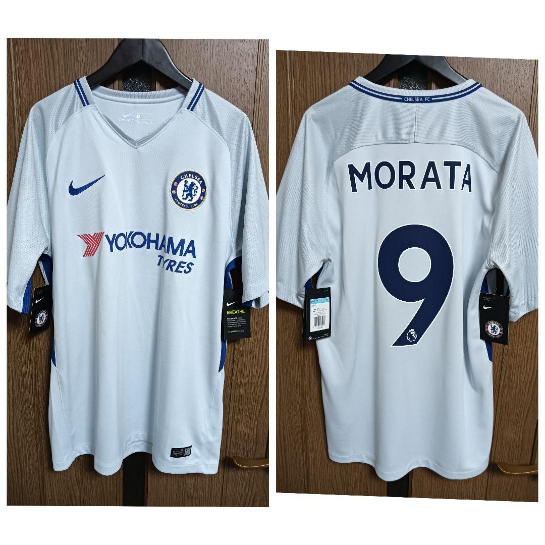 ナイキ チェルシー モラタ ユニフォーム 17/18アウェイM 正規品 タグ付き ナイキ チェルシー モラタ ユニフォーム 17/18アウェイM 正規品 タグ