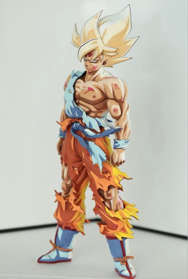 ドラゴンボールSMSP サイズ 伝説の超サイヤ人 孫悟空 リペイント 二