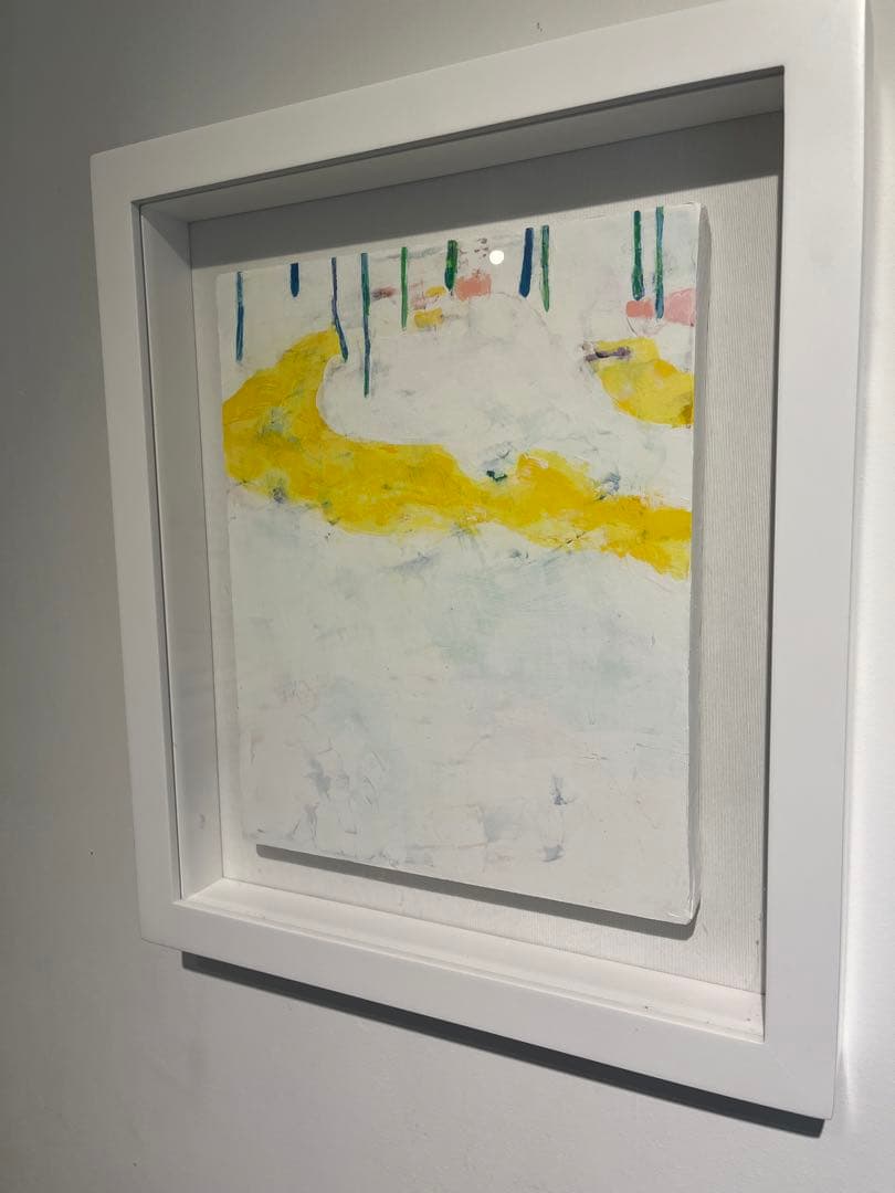 【現代アート】田中宏美　2014年　27.3×22.0cm 額装品　一点