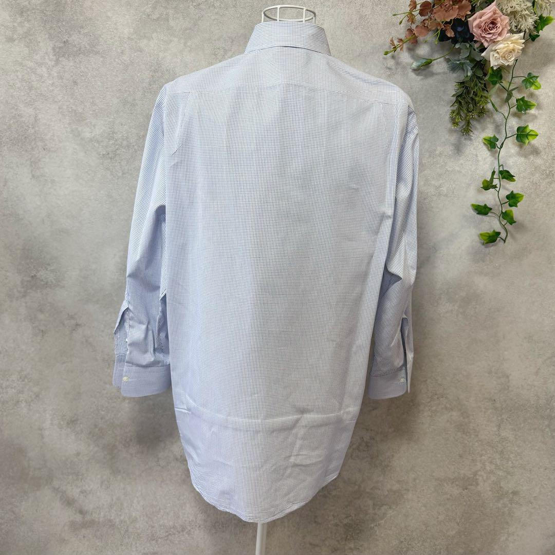 バーバリーロンドン チェック ドレスシャツ ホースロゴ刺繍 日本製
