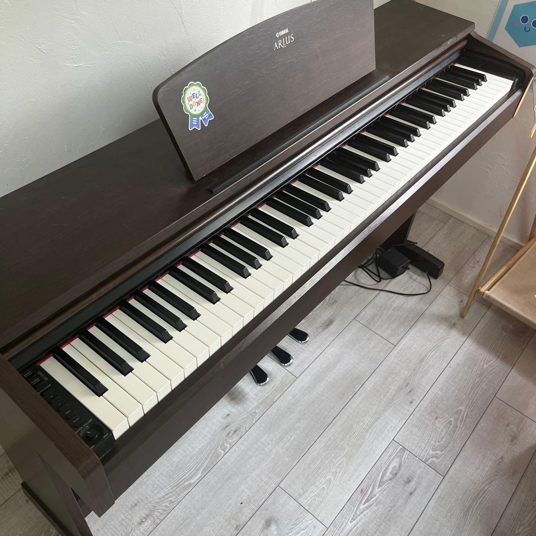 引き取り限定 ⭐️ ARUS 88鍵 ダークブラウン 電子ピアノ - メルカリ