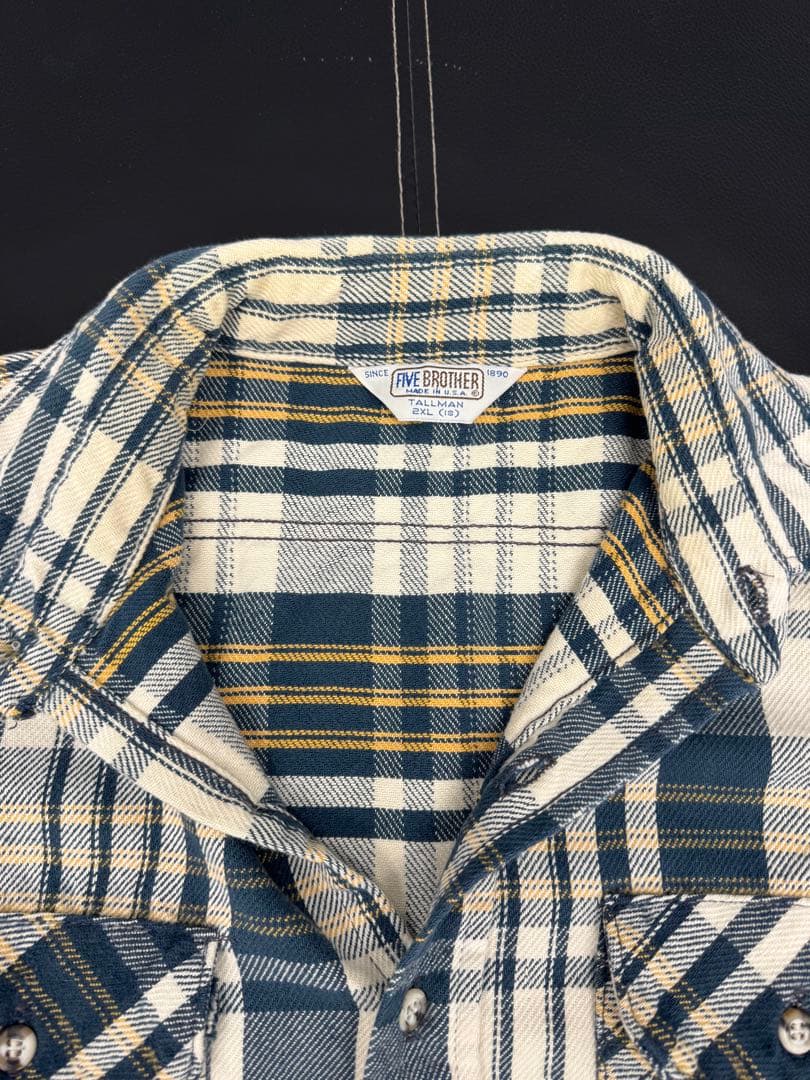 希少サイズ・USA製】 Five Brother 三角タグ 80s ヘビネル - メルカリ