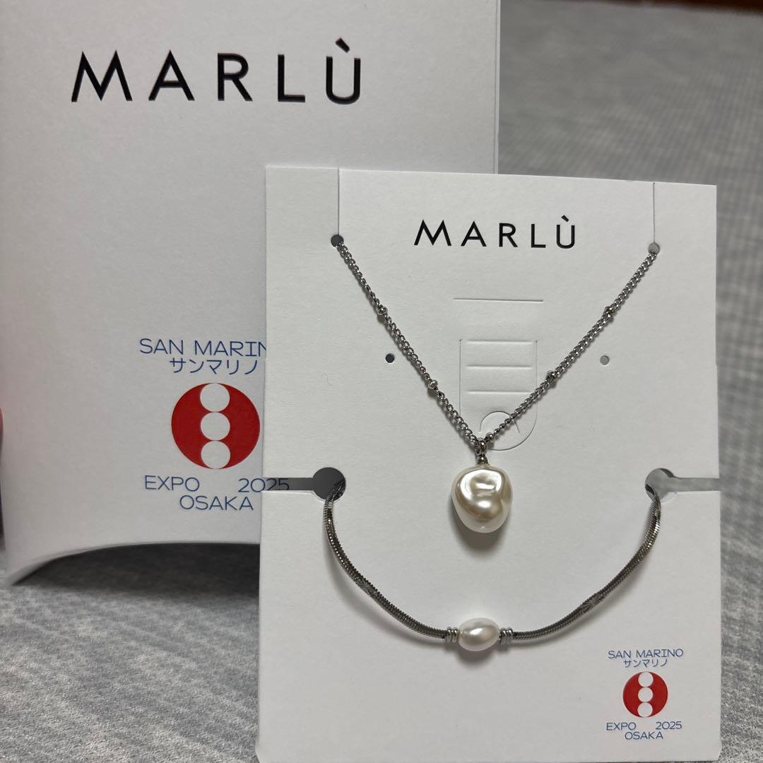 人気】大阪関西万博 サンマリノ MARLU ネックレス/ブレスレット セット
