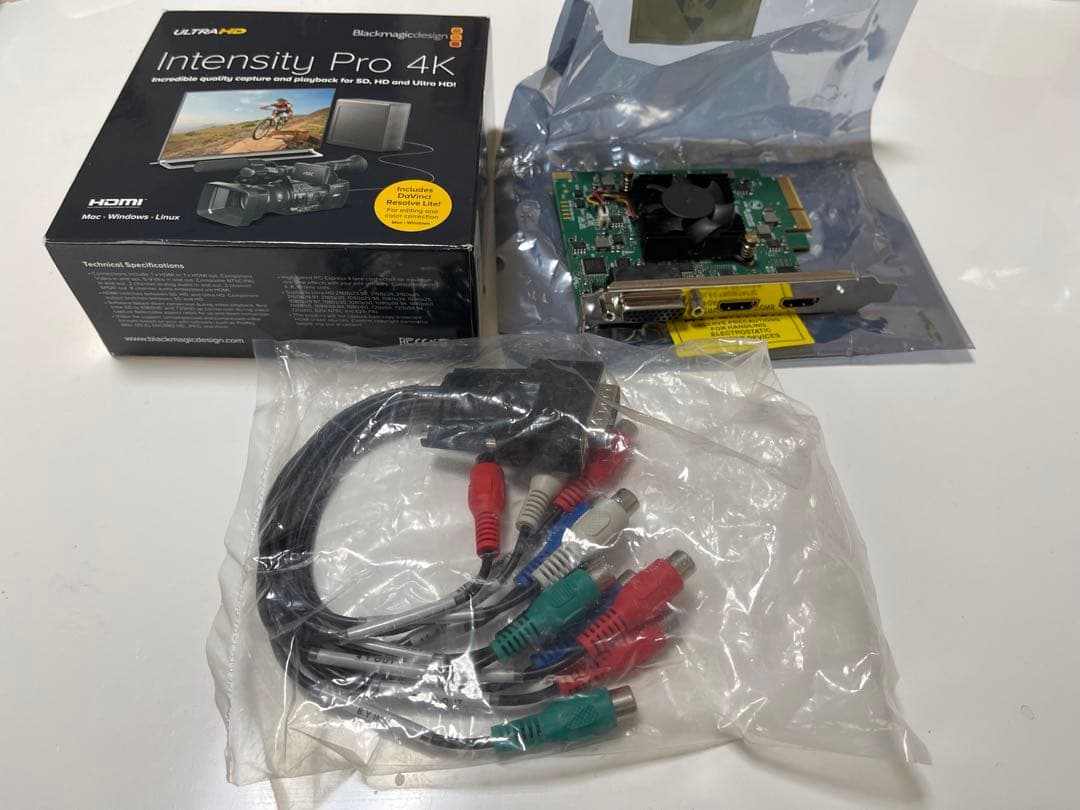 blackmagic intensity pro 4K 未開封アナログケーブル付 - メルカリ