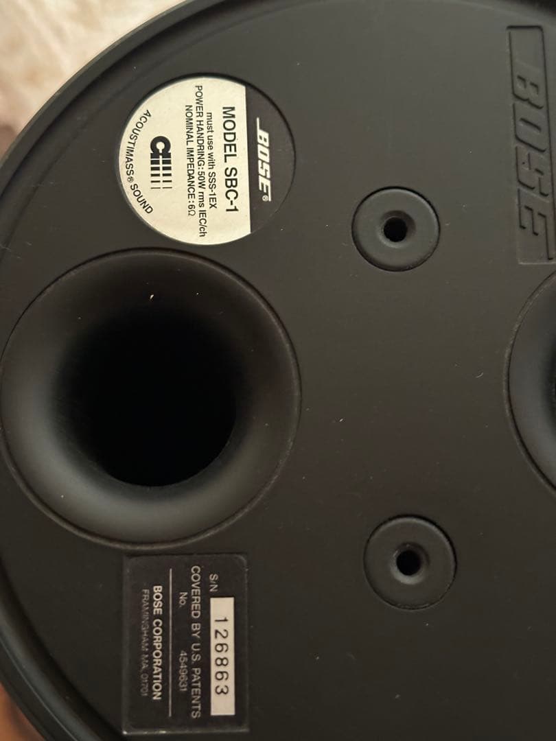 ボース・アクースティマス・ベースシステムSBC-1 ジャンク？