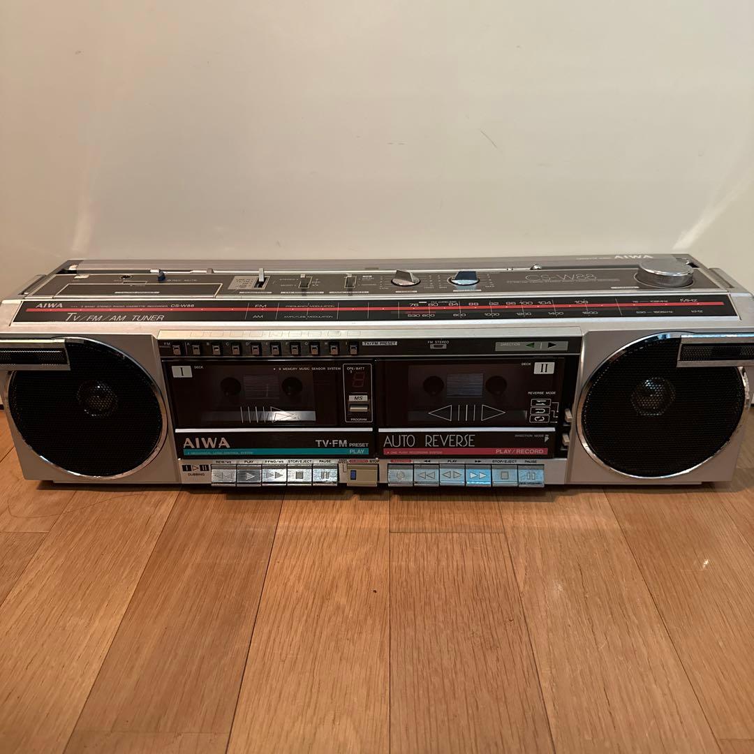 AIWA CS-W88 ラジカセ FM/AMチューナー - メルカリ